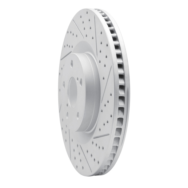 Lexus GS450H Brake Rotor (1) - Right Front - DFC - Drilled & Slotted Geoperformance - `09-`11