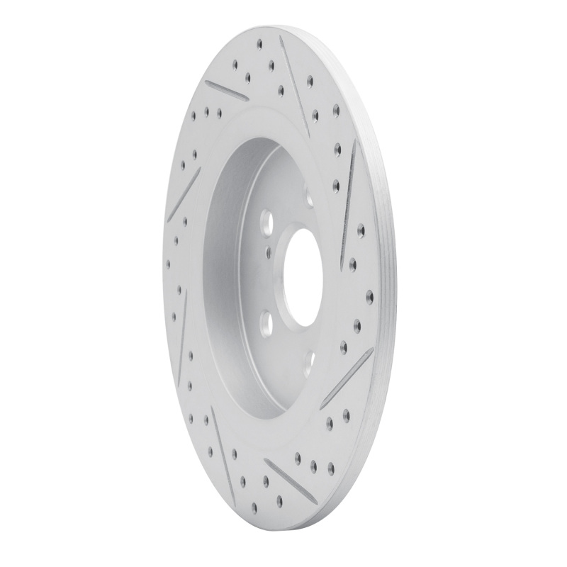 Lexus CT200h Brake Rotor (1) - Rear Left - DFC - Drilled & Slotted Geoperformance - `11-`17