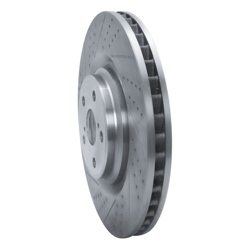 Lexus LS460 Brake Rotor (1) - Front - DFC - Geoperformance Drilled & Slotted - `10-`17