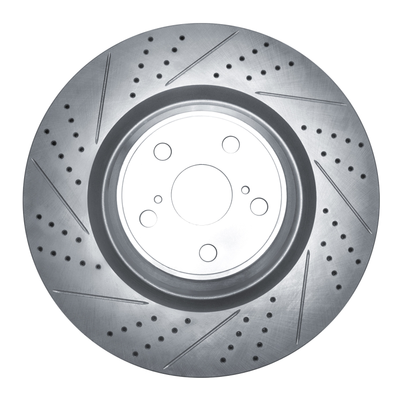 Lexus LS460 Brake Rotor (1) - Front - DFC - Geoperformance Drilled & Slotted - `10-`17