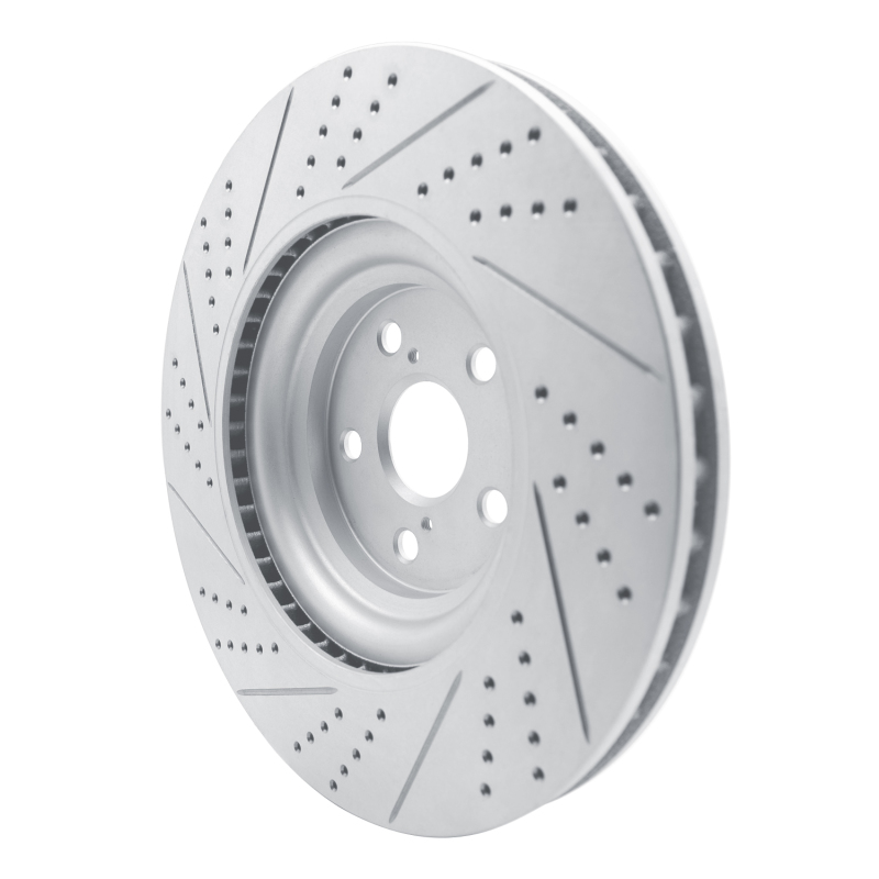 Lexus Ls460 Brake Rotor (1) - Right Front - DFC - Drilled & Slotted Geoperformance - `10-`17