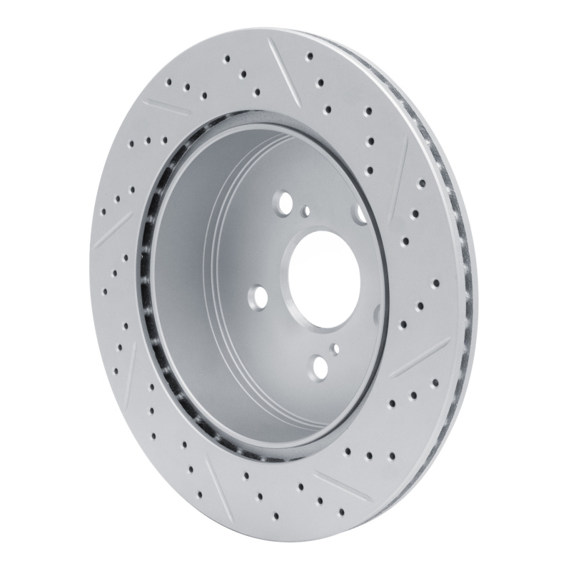 Lexus Gs450H Brake Rotor (1) - Rear Left - DFC - Geoperformance Drilled & Slotted - `06-`20