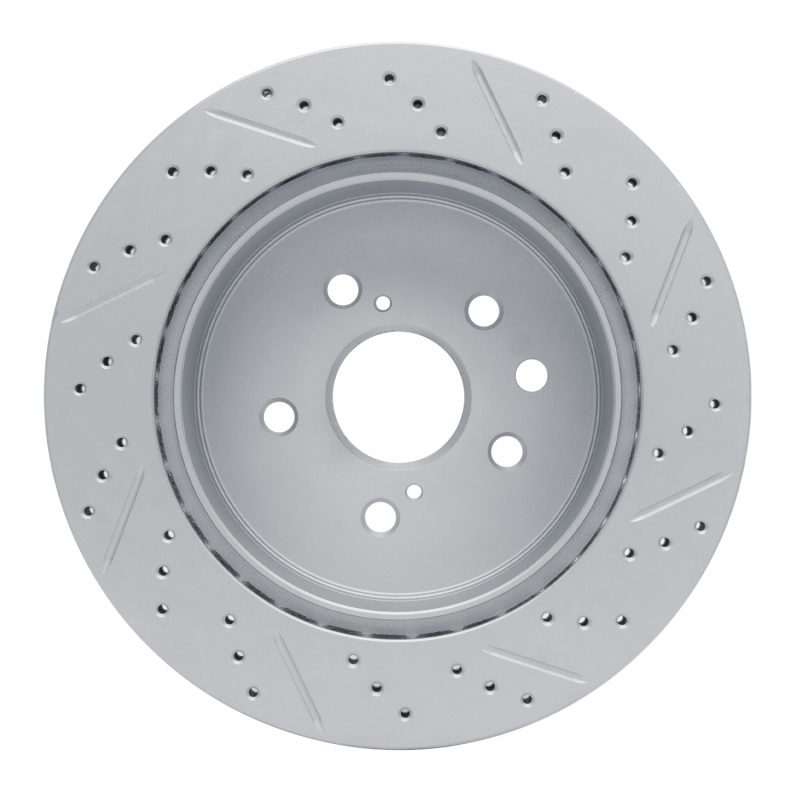 Lexus Gs450H Brake Rotor (1) - Rear Left - DFC - Geoperformance Drilled & Slotted - `06-`20