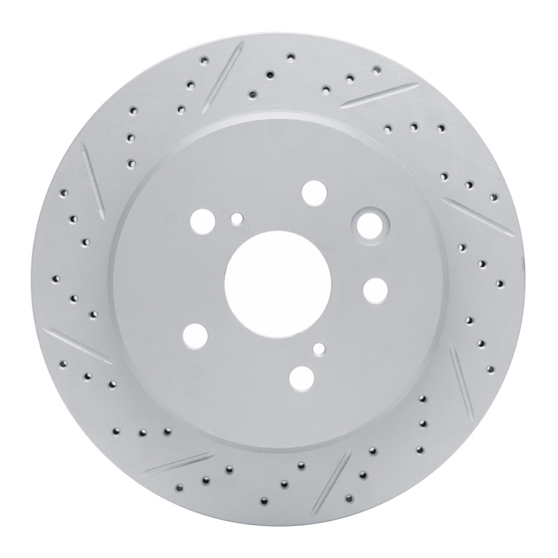 Lexus Gs450H Brake Rotor (1) - Rear Left - DFC - Geoperformance Drilled & Slotted - `06-`20