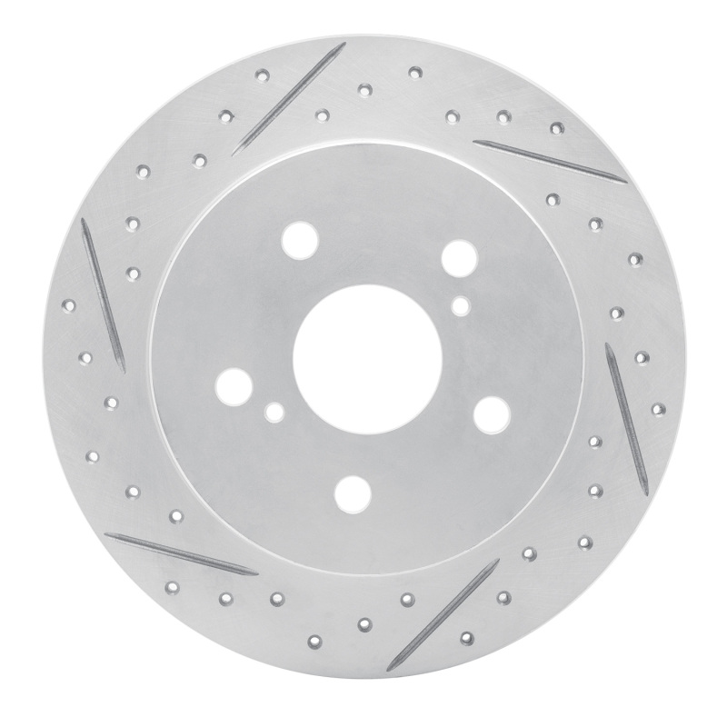 Lexus Nx300H Brake Rotor (1) - Rear Left - DFC - Drilled & Slotted Geoperformance - `15-`26