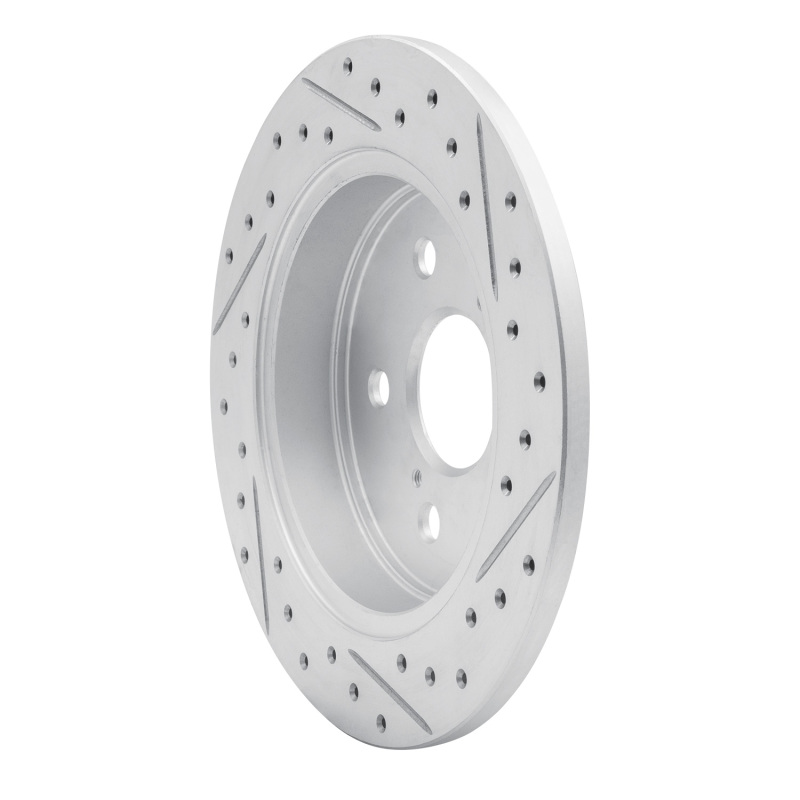 Lexus Nx300H Brake Rotor (1) - Rear Left - DFC - Drilled & Slotted Geoperformance - `15-`26