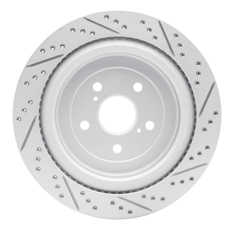 Lexus Rx350 Brake Rotor (1) - Rear Left - DFC - Drilled & Slotted Geoperformance - `16-`22