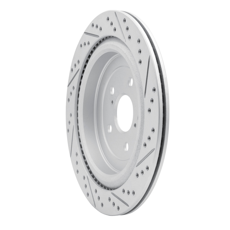Lexus Rx350 Brake Rotor (1) - Rear Left - DFC - Drilled & Slotted Geoperformance - `16-`22