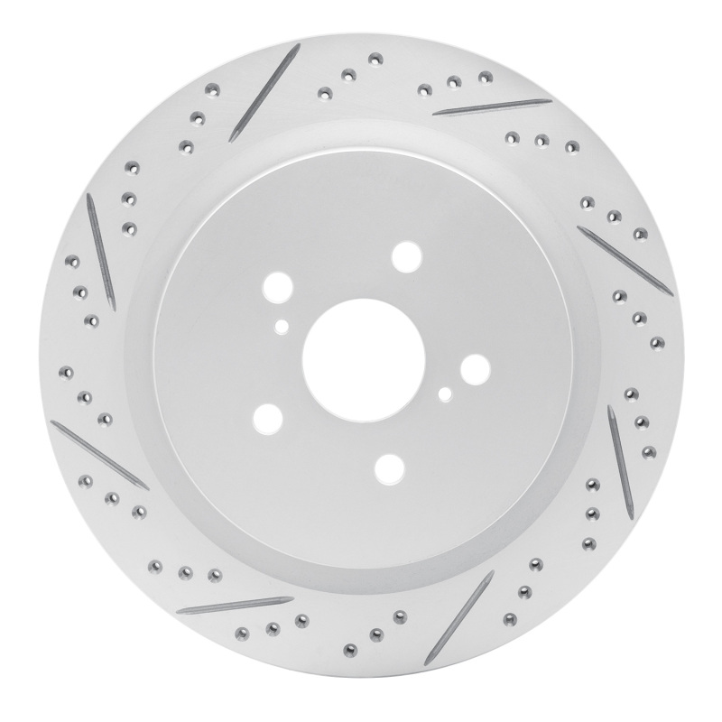 Lexus Rx350 Brake Rotor (1) - Rear Left - DFC - Drilled & Slotted Geoperformance - `16-`22