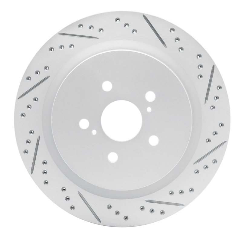Lexus Rx350 Brake Rotor (1) - Rear Right - DFC - Drilled & Slotted Geoperformance - `16-`22