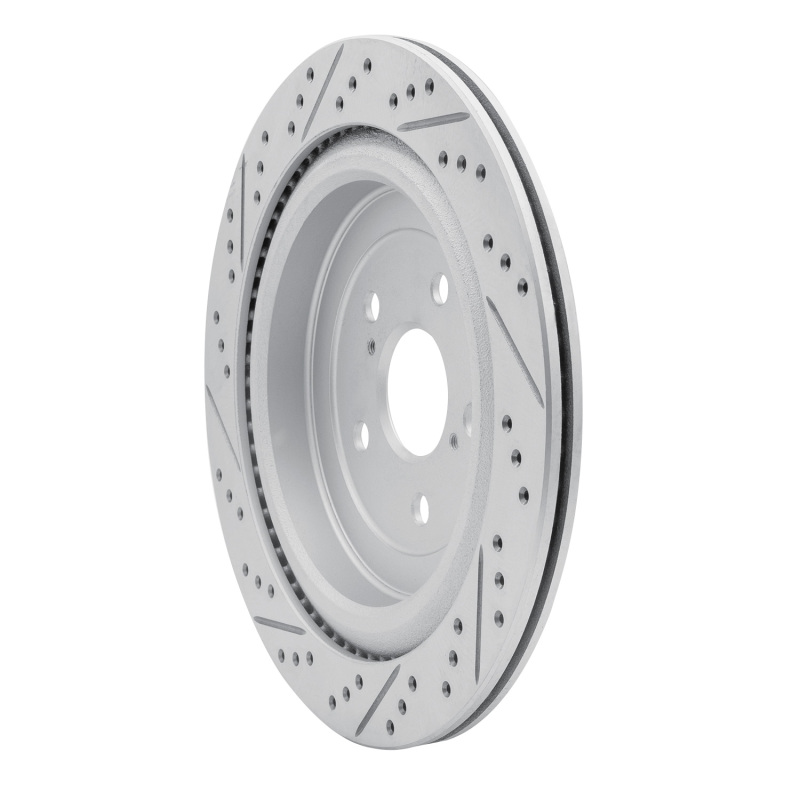 Lexus Rx350 Brake Rotor (1) - Rear Right - DFC - Drilled & Slotted Geoperformance - `16-`22