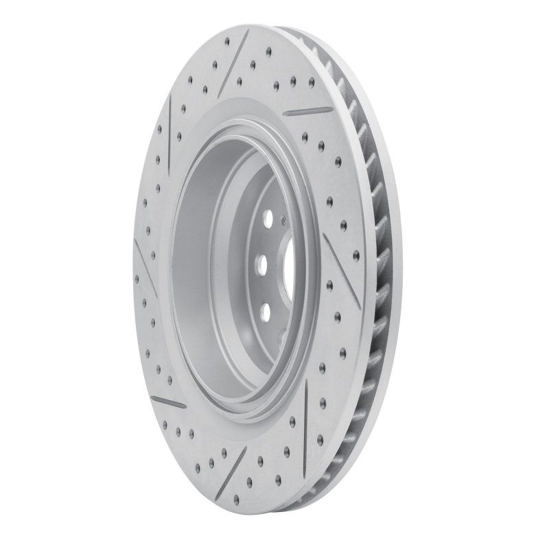 Lexus Ls500 Brake Rotor (1) - Right Rear - DFC - Drilled & Slotted Geoperformance - `18-`23