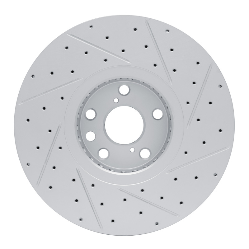 Lexus GS350 Brake Rotor (1) - Front - DFC - Drilled & Slotted Geoperformance - `06-`20