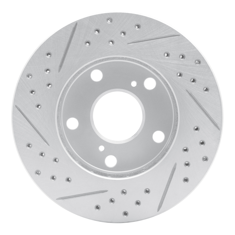 Toyota Camry Brake Rotor (1) - Front Right - DFC - Geoperformance Drilled & Slotted - `92-`01