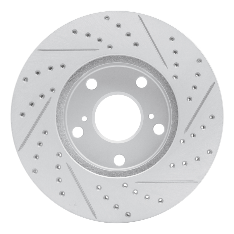 Lexus ES300 Brake Rotor (1) - Front Left - DFC - Drilled & Slotted Geoperformance - `92-`06