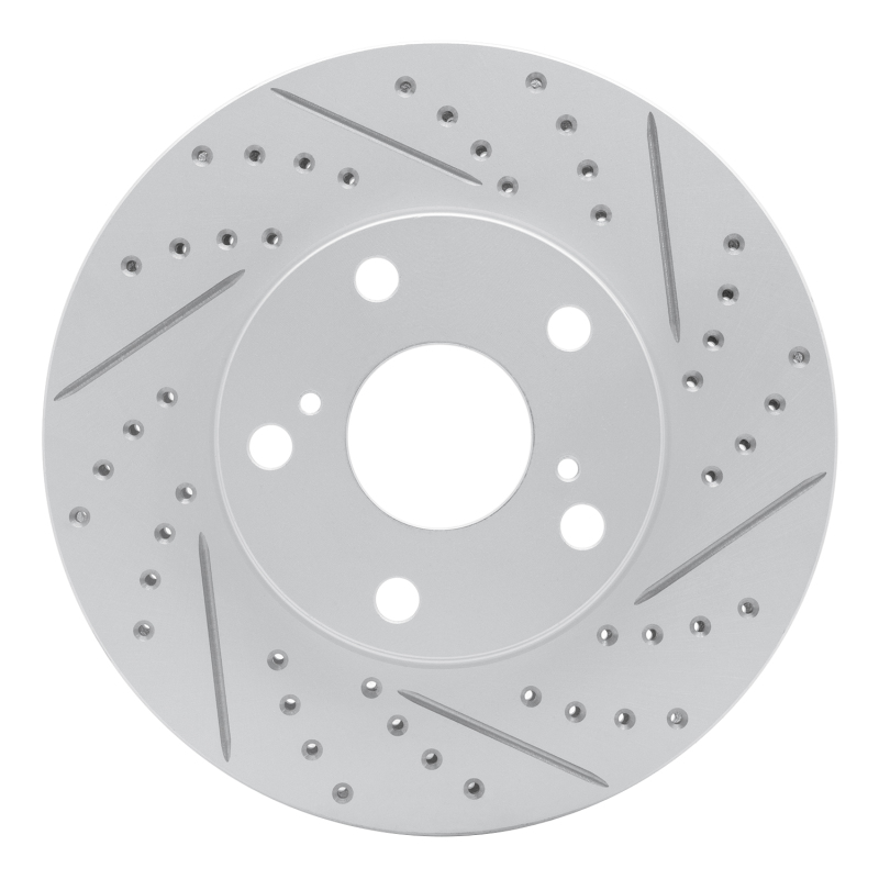 Lexus ES300 Brake Rotor (1) - Front Right - DFC - Geoperformance Rotors - Drilled & Slotted - `92-`06