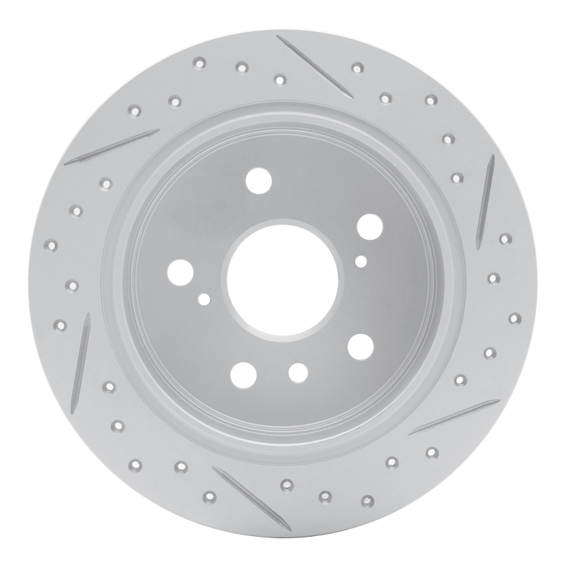 Lexus Es300 Brake Rotor (1) - Rear Left - DFC - Drilled & Slotted Geoperformance - `92-`03