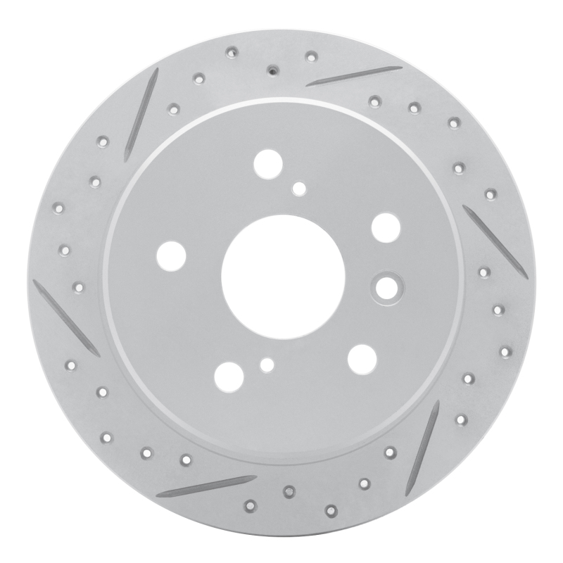 Lexus Es300 Brake Rotor (1) - Rear Left - DFC - Drilled & Slotted Geoperformance - `92-`03