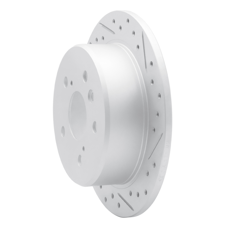 Lexus ES300 Brake Rotor (1) - Rear Right - DFC - Drilled & Slotted Geoperformance - `92-`03