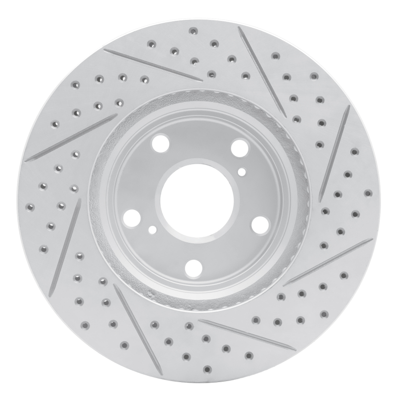 Lexus Rx300 Brake Rotor (1) - Front Left - DFC - Drilled & Slotted Geoperformance - `99-`07