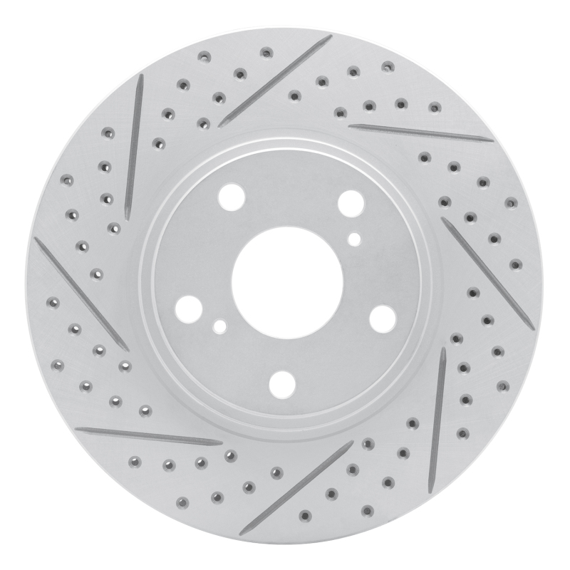Lexus Rx300 Brake Rotor (1) - Front Left - DFC - Drilled & Slotted Geoperformance - `99-`07