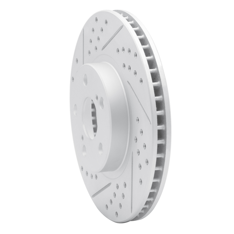 Pontiac Vibe Brake Rotor (1) - Front Left - DFC - Geoperformance Rotor - Drilled and Slotted - `00-`10