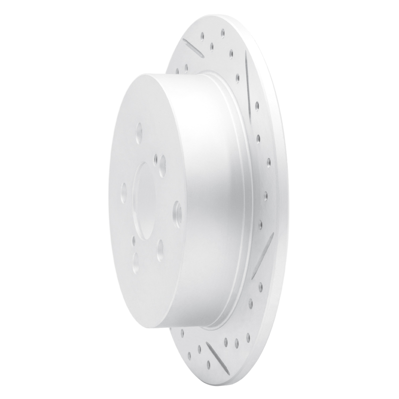 Pontiac Vibe Brake Rotor (1) - Rear Right - DFC - Geoperformance - Drilled & Slotted - `00-`10