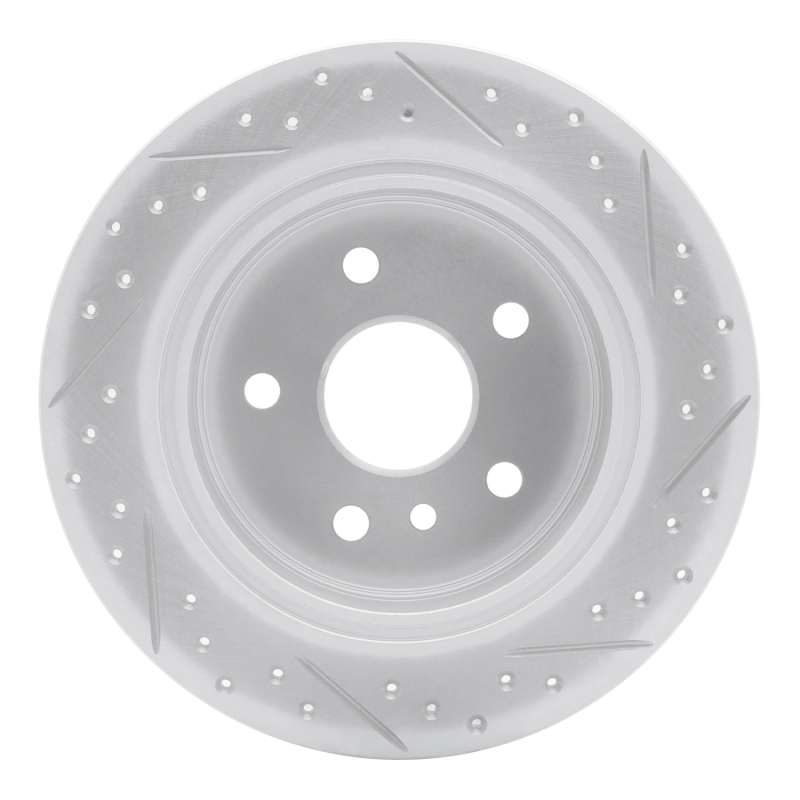 Toyota Avalon Brake Rotor (1) - Rear Left - DFC - Geoperformance Rotor - Drilled and Slotted - `00-`04