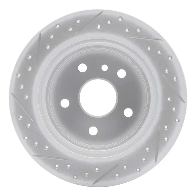 Toyota Avalon Brake Rotor (1) - Rear Right - DFC - Geoperformance Drilled & Slotted - `00-`04