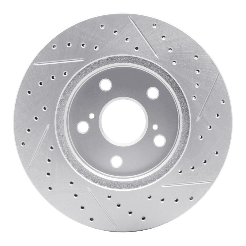 Lexus IS250 Brake Rotor (1) - Front Left - DFC - Drilled & Slotted Geoperformance - `02-`15