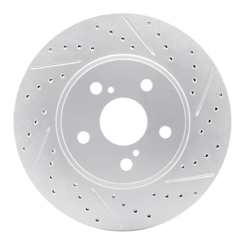 Lexus Is250 Brake Rotor (1) - Front Right - DFC - Drilled & Slotted Geoperformance - `02-`15