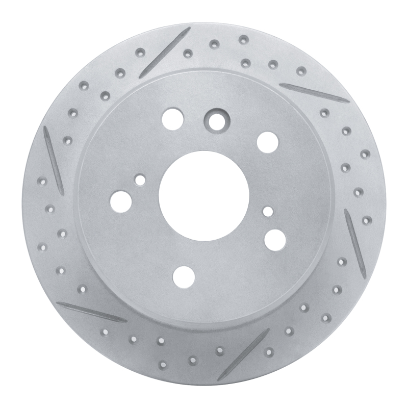Lexus ES330 Brake Rotor (1) - Rear Left - DFC - Drilled & Slotted Geoperformance - `02-`08