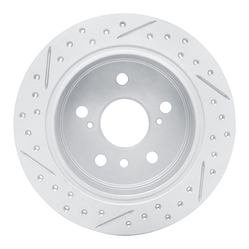 Lexus Es330 Brake Rotor (1) - Rear Right - DFC - Drilled & Slotted Geoperformance - `02-`08