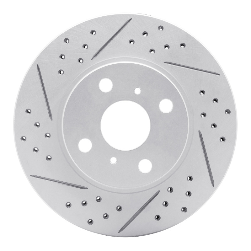 Scion IQ Brake Rotor (1) - Front Left - DFC - Geoperformance Rotor - Drilled and Slotted - `06-`19