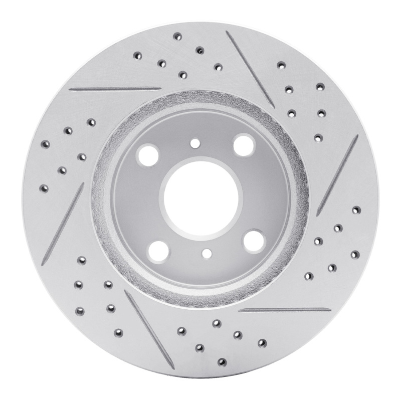 Scion IQ Brake Rotor (1) - Front Left - DFC - Geoperformance Rotor - Drilled and Slotted - `06-`19