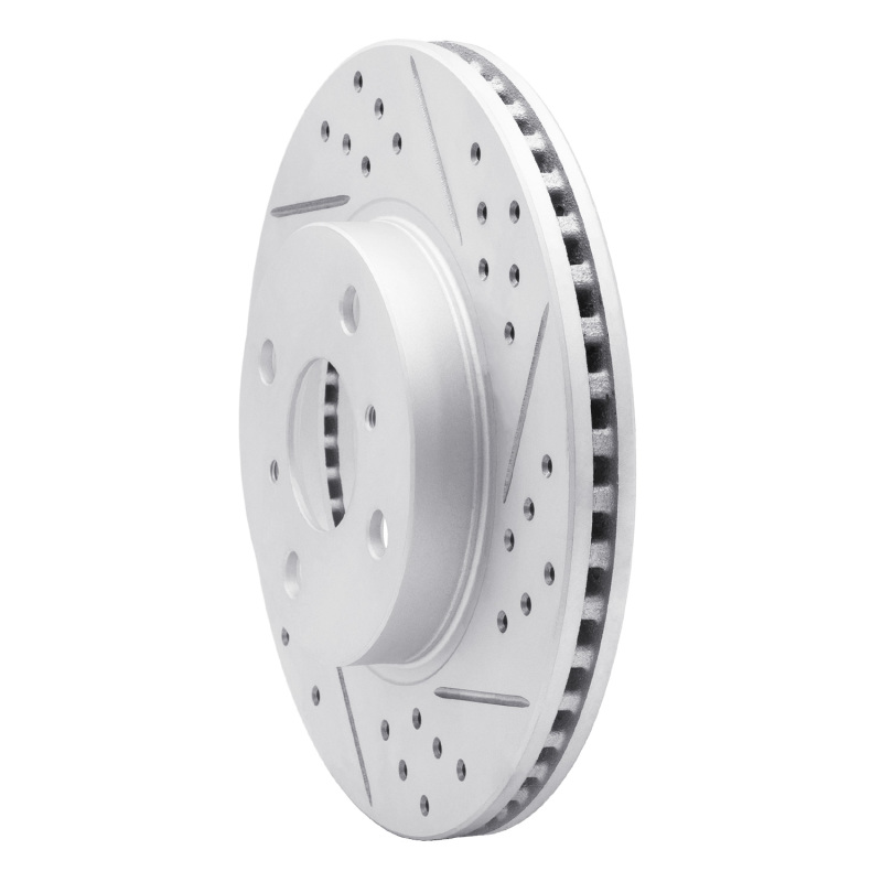 Scion IQ Brake Rotor (1) - Front Right - DFC - Geoperformance Rotor - Drilled & Slotted - `06-`19