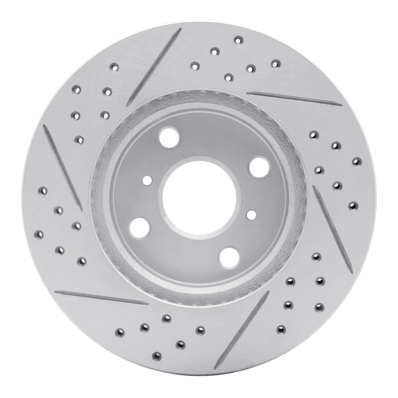 Scion IQ Brake Rotor (1) - Front Right - DFC - Geoperformance Rotor - Drilled & Slotted - `06-`19