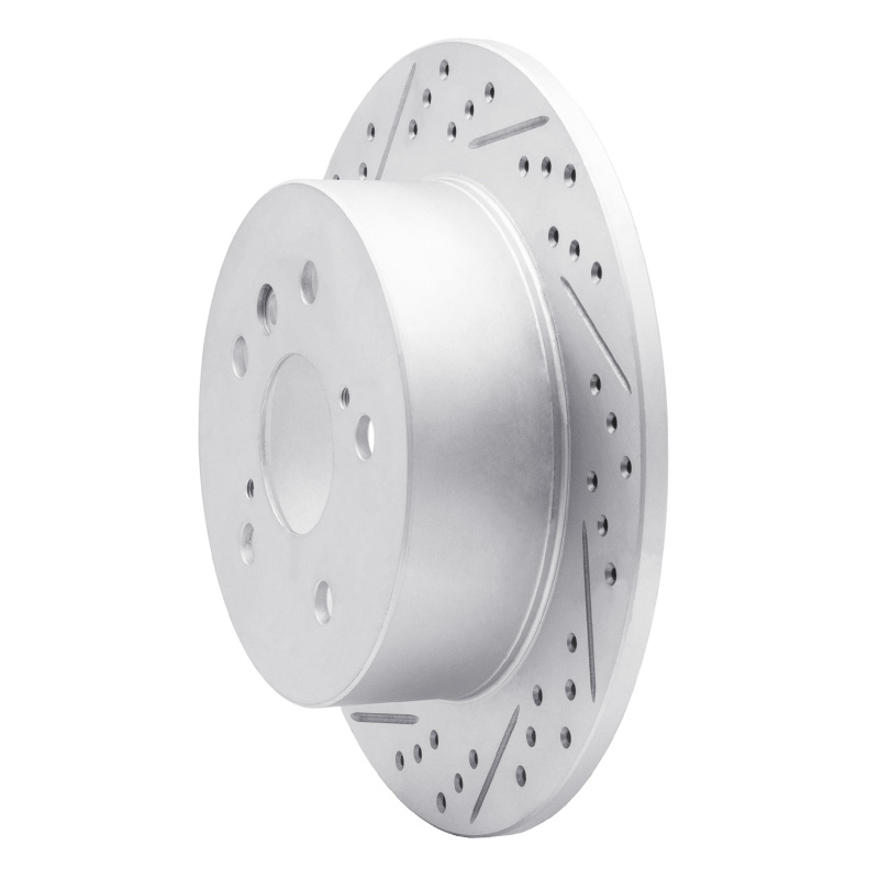 Lexus ES350 Brake Rotor (1) - Rear Left - DFC - Drilled & Slotted Geoperformance - `07-`12