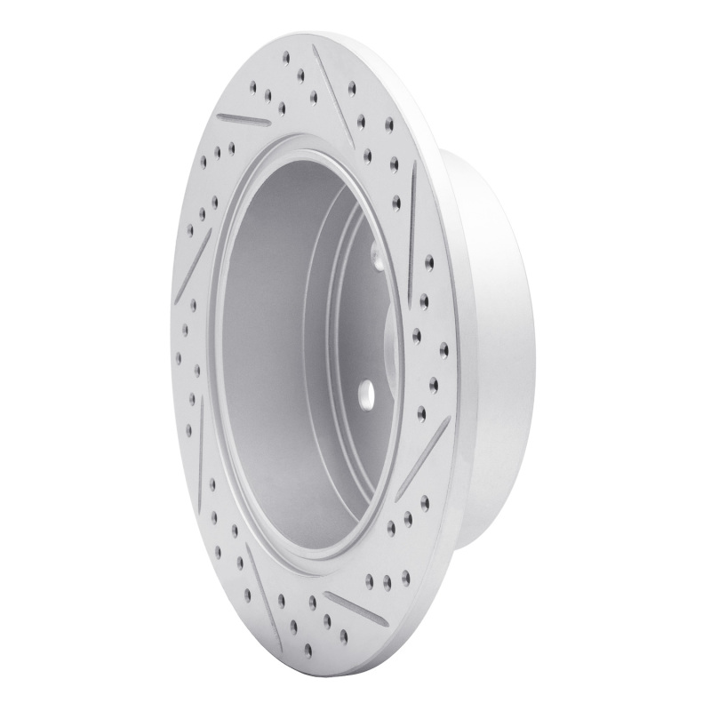 Lexus ES350 Brake Rotor (1) - Rear Left - DFC - Drilled & Slotted Geoperformance - `07-`12