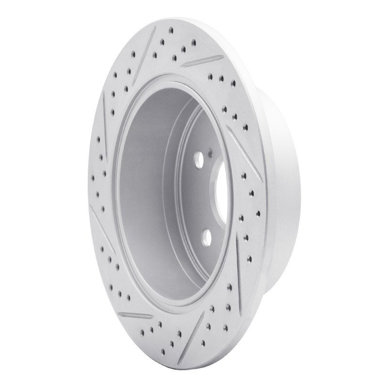 Lexus ES350 Brake Rotor (1) - Rear Right - DFC - Drilled & Slotted Geoperformance - `07-`12