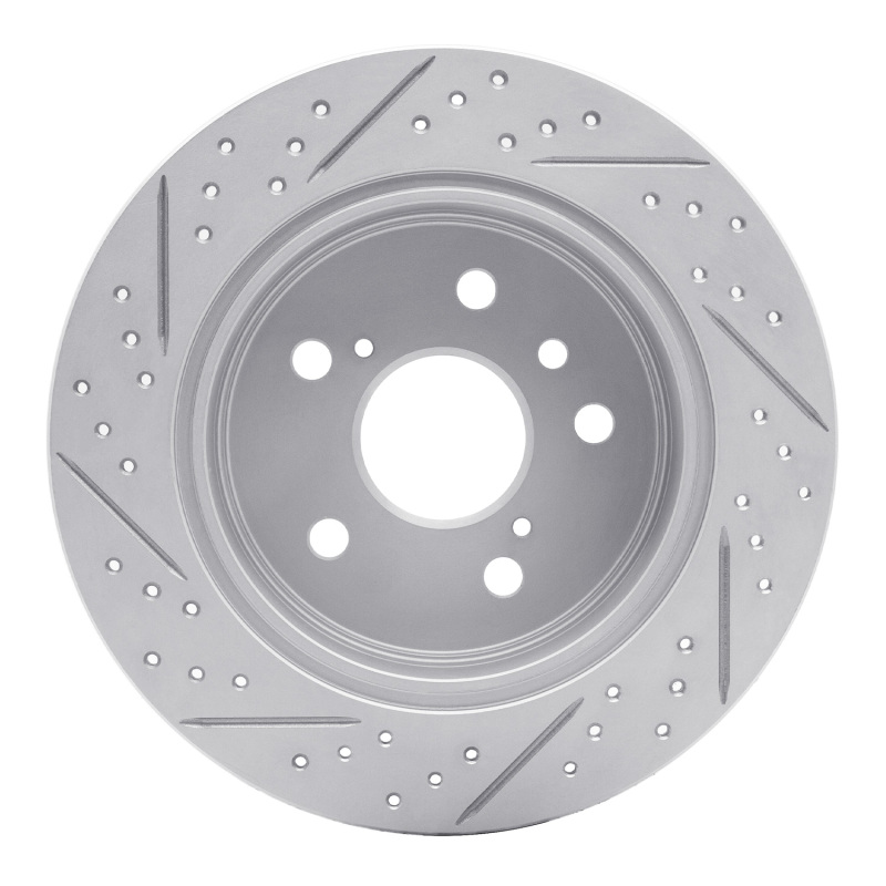 Lexus ES350 Brake Rotor (1) - Rear Right - DFC - Drilled & Slotted Geoperformance - `07-`12