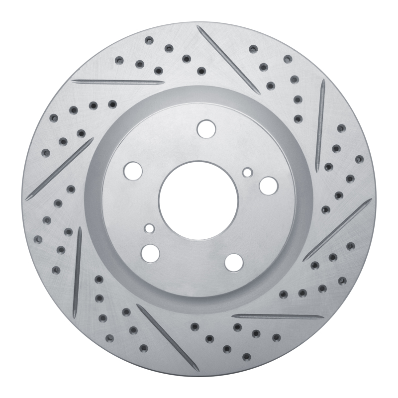 Lexus ES300H Brake Rotor (1) - Front Right - DFC - Geoperformance Rotor - Drilled & Slotted - `06-`20