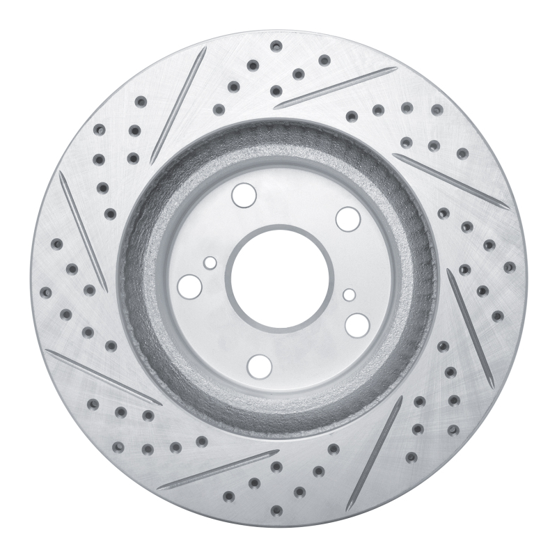 Lexus ES300H Brake Rotor (1) - Front Right - DFC - Geoperformance Rotor - Drilled & Slotted - `06-`20