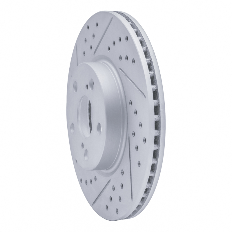 Pontiac Vibe Brake Rotor (1) - Front Left - DFC - Drilled & Slotted Geoperf - `08-`19