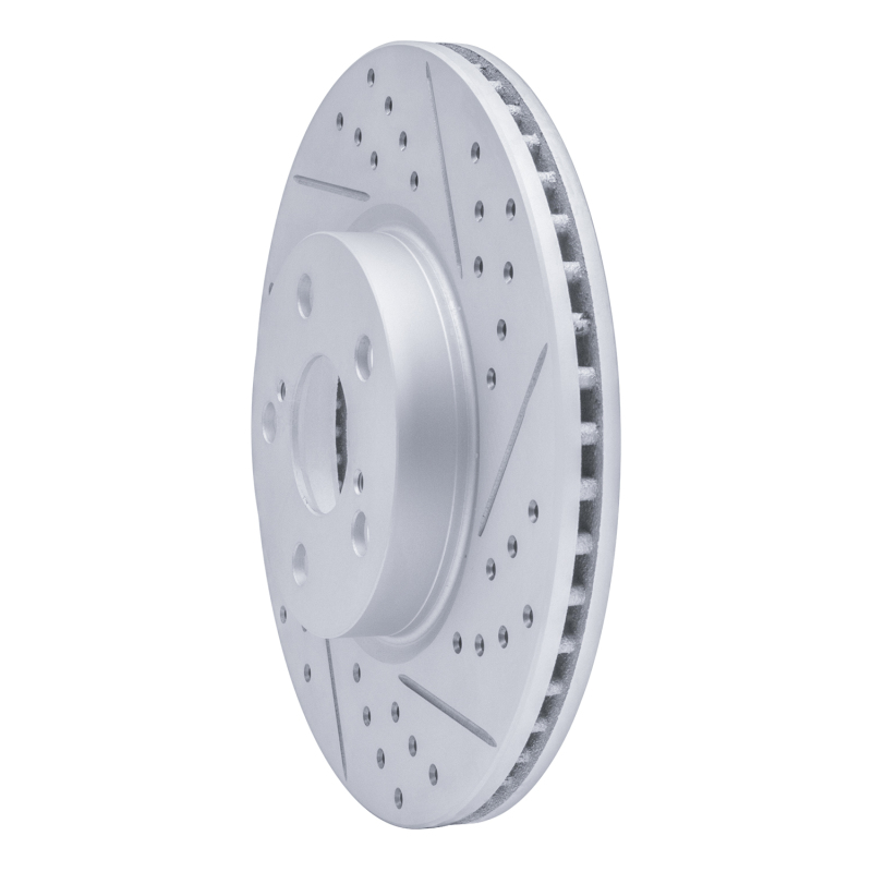 Pontiac Vibe Brake Rotor (1) - Front Right - DFC - Drilled & Slotted Geoperformance - `08-`19