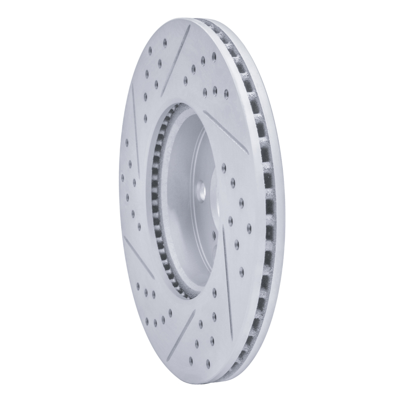 Pontiac Vibe Brake Rotor (1) - Front Right - DFC - Drilled & Slotted Geoperformance - `08-`19