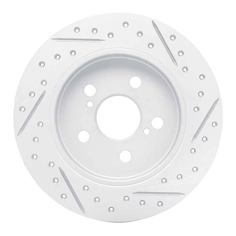 Lexus CT200H Brake Rotor (1) - Rear Left - DFC - Drilled & Slotted Geoperformance - `09-`24