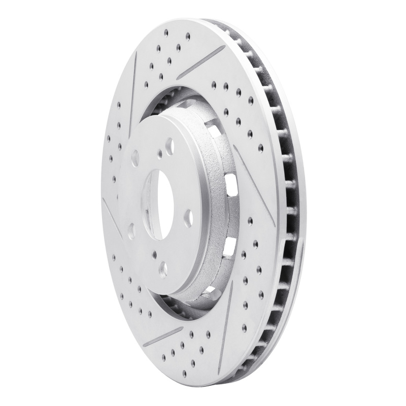 Toyota Venza Brake Rotor (1) - Front Left - DFC - Drilled & Slotted Geoperformance - `09-`15