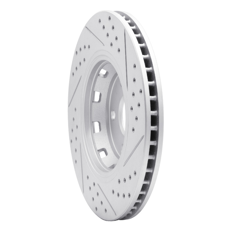 Toyota Venza Brake Rotor (1) - Front Left - DFC - Drilled & Slotted Geoperformance - `09-`15