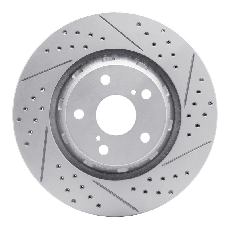 Toyota Venza Brake Rotor (1) - Front Right - DFC - Geoperformance Rotor - Drilled and Slotted - `09-`15